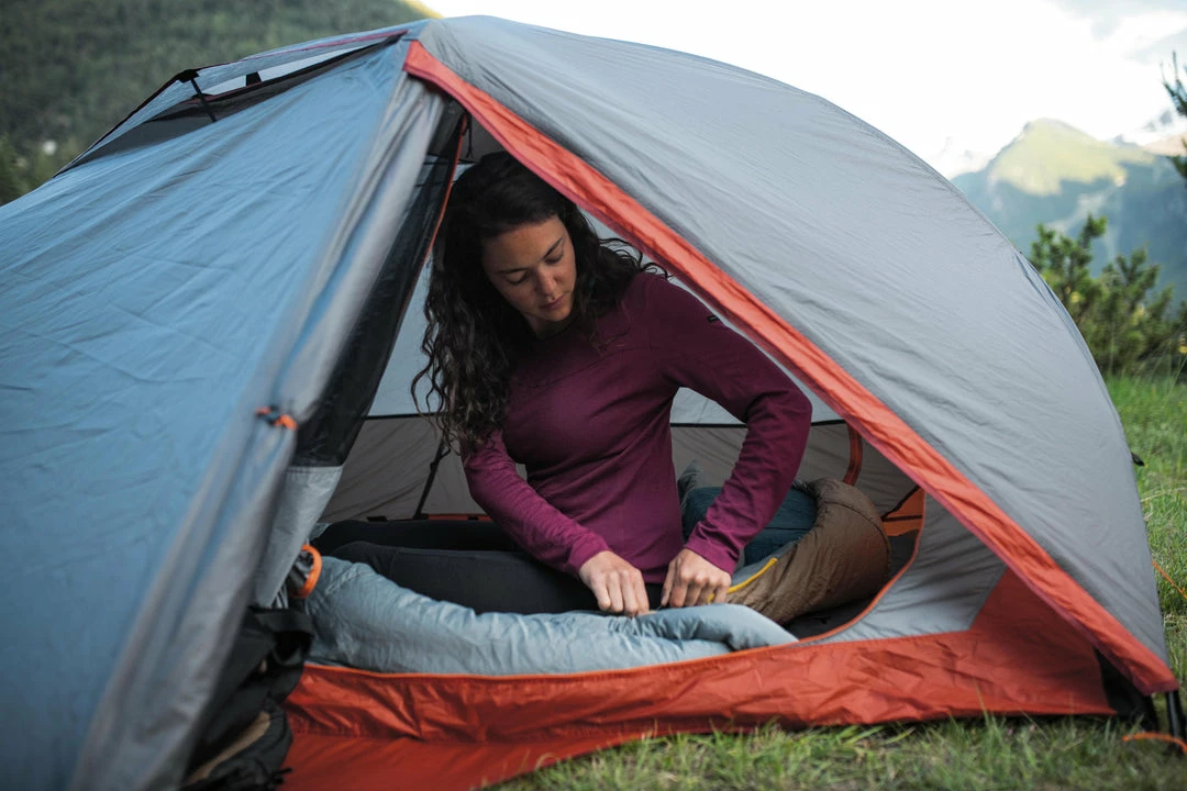 Forclaz Trek 500, Long Sleeve Merino Wool Backpacking T-Shirt, Women's Hiking Clothing