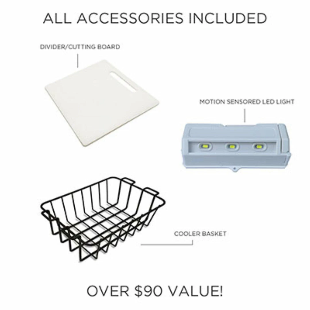 Tru Flask, Heavy Duty Hard Camping Cooler, 65 Liter