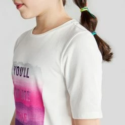 Quechua MH100, Hiking T-Shirt, Kids' Hiking Clothing