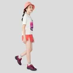 Quechua MH100, Hiking T-Shirt, Kids' Hiking Clothing