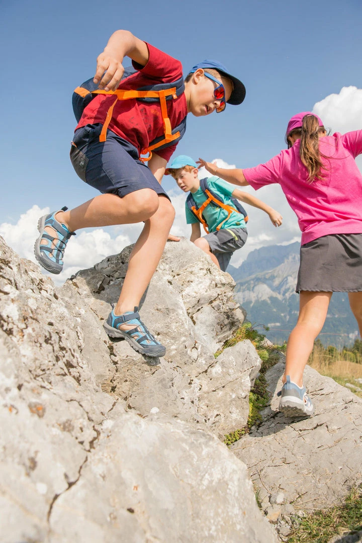 Quechua MH100, Hiking T-Shirt, Kids'