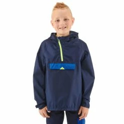 Hiking Clothing Quechua MH100, Waterproof Hiking Jacket, Kids'