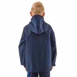 Hiking Clothing Quechua MH100, Waterproof Hiking Jacket, Kids'