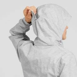 Hiking Clothing Quechua MH100, Hiking Rain Jacket, Women’s