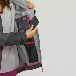 Hiking Clothing Quechua MH900, Waterproof Hiking Jacket, Women's