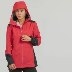 Quechua Hiking Clothing Women's Mountain Walking Waterproof Jacket MH900