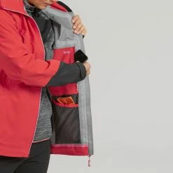 Quechua Hiking Clothing Women's Mountain Walking Waterproof Jacket MH900