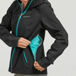 Quechua MH500, Waterproof Hiking Jacket, Women's Hiking Clothing