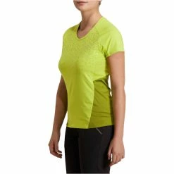 Quechua Women's Hiking Short-Sleeve T-Shirt Techfresh 100 Hiking Clothing