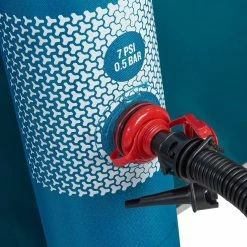 Quechua Air Seconds Fresh & Black, Inflatable Waterproof Family Camping Tent, 5 Person 2 Room Hiking Clothing