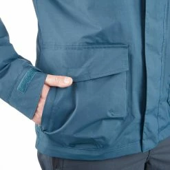 Quechua Men's Hiking Plain Parka Jacket Arpenaz 400