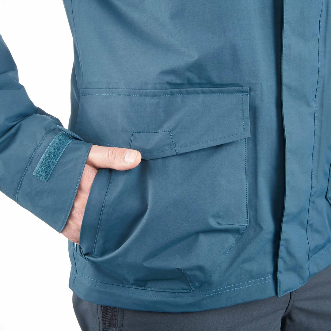 Quechua Men's Hiking Plain Parka Jacket Arpenaz 400