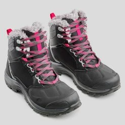 Quechua SH520 X-Warm, Mid Waterproof Hiking Boots, Women's Hiking Clothing