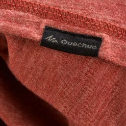 Forclaz Men's Travel Backpacking Short Sleeved Wool T Shirt Techwool 155