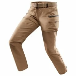 Forclaz Hiking Clothing Women's Travel Backpacking Zip-Off Pants Travel 500