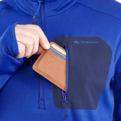 Quechua Hiking Clothing Men's Snow Hiking Long-Sleeve T-Shirt Forclaz 500