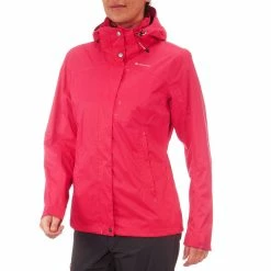 Quechua Women's Hiking Waterproof Rain Jacket Arpenaz 300 Hiking Clothing