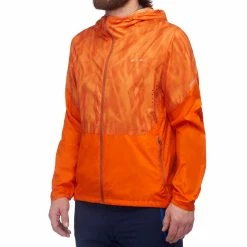 Quechua Hiking Clothing Men's Hiking Windproof Fast Jacket Helium Wind 500