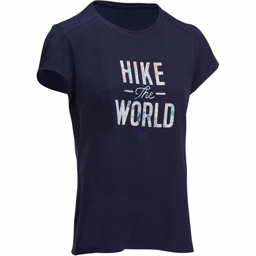 Quechua Women's Nature Hiking T-Shirt Techtil 100