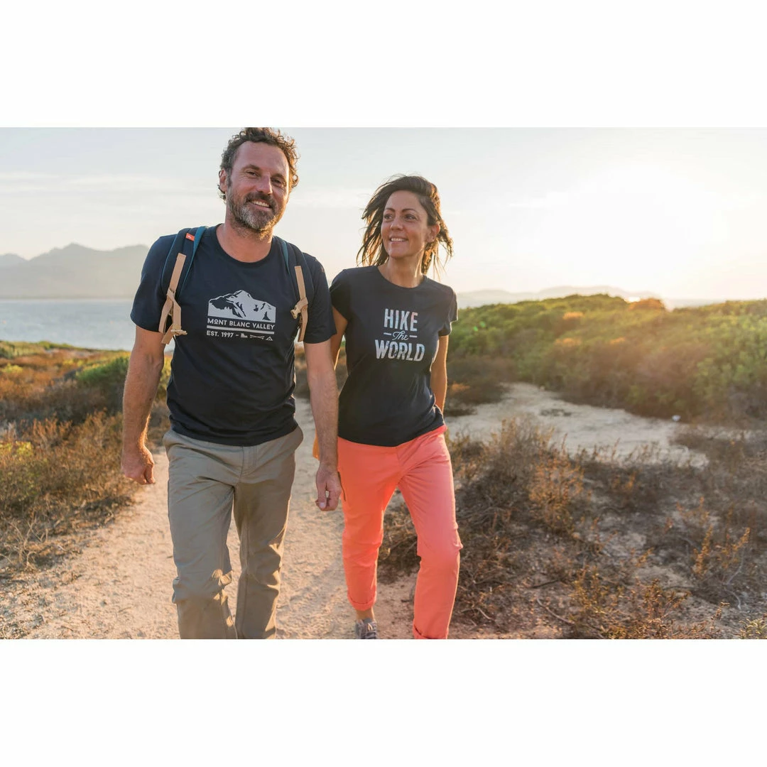 Quechua Women's Nature Hiking T-Shirt Techtil 100