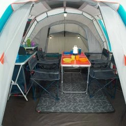 Quechua Air Seconds, Inflatable Waterproof Family Camping Tent, 4 Person Hiking Clothing