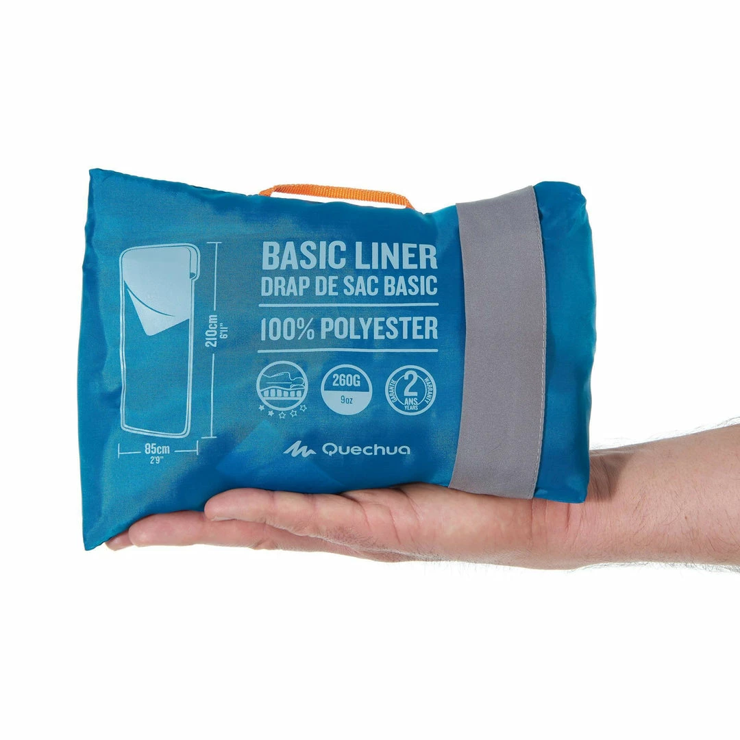 Quechua Polyester Sleeping Bag Liner Hiking Clothing