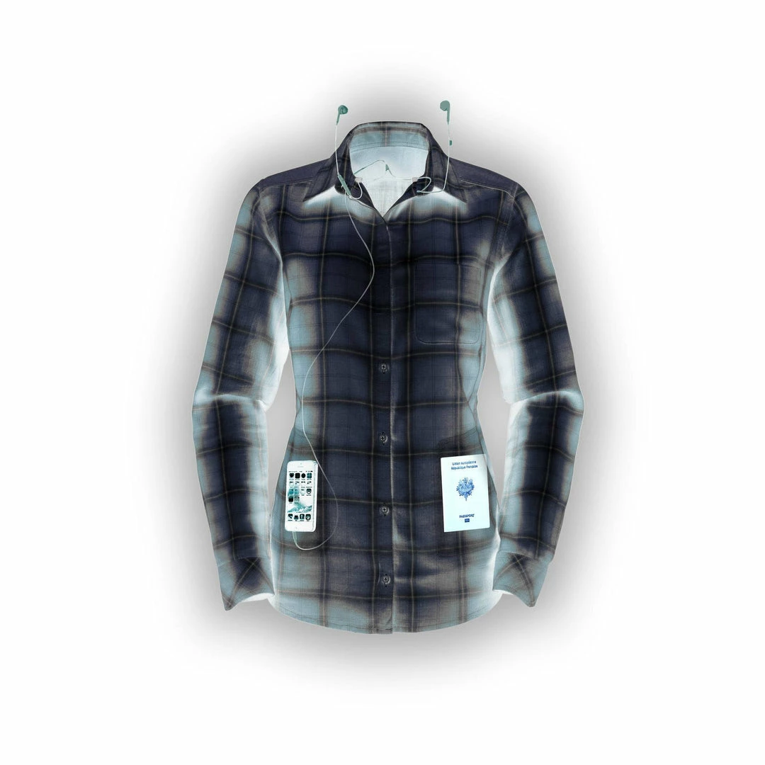 Forclaz Hiking Clothing Women's Travel Backpacking Warm Long-Sleeved Shirt Travel 100