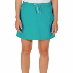 Quechua Arpenaz 50 Women's Nature Hiking Short Skirt - Turquoise Hiking Clothing