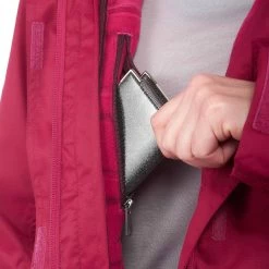 Forclaz Hiking Clothing Women's Travel Backpacking 3-in-1 Jacket RainWarm 500