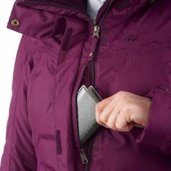 Quechua Hiking Clothing Women's Snow Hiking Warm Jacket SH600
