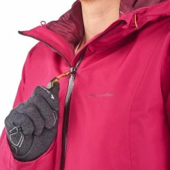 Forclaz Hiking Clothing Women's Travel Backpacking 3-in-1 Jacket RainWarm 500