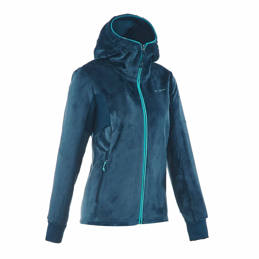 Quechua Women's Mountain Hiking Fleece Jacket Forclaz 500 Hiking Clothing