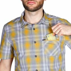 Quechua Hiking Clothing Men's Hiking Short-Sleeved Shirt Arpenaz 100