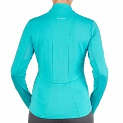 Quechua Women's Active Snow Hiking Warm Long-Sleeve T-Shirt 500 Hiking Clothing