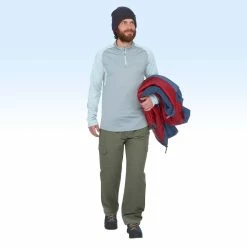 Quechua Hiking Clothing Men’s Snow Hiking Warm Long-Sleeved T-Shirt SH100