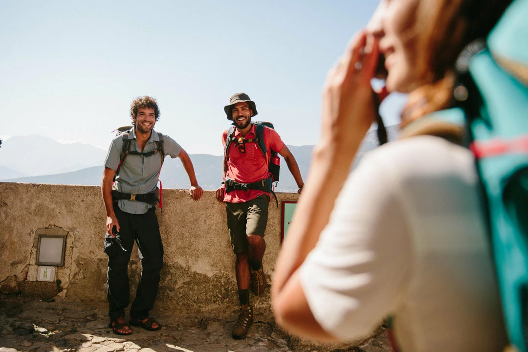 Forclaz Hiking Clothing Men’s Short Sleeved Hiking Shirt Arpenaz 500