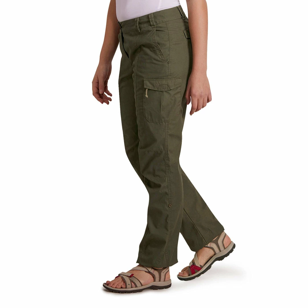 Forclaz Women's Travel Backpacking Pants Arpenaz 500 Hiking Clothing
