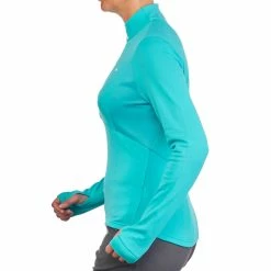 Quechua Women's Active Snow Hiking Warm Long-Sleeve T-Shirt 500 Hiking Clothing