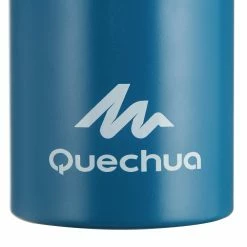 Quechua 500, Aluminum Quick Opening Hiking Water Bottle, 34oz Hiking Clothing