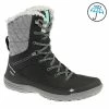 Quechua Hiking Clothing Women's Snow Hiking Warm Waterproof High Shoes SH100