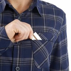 Quechua Men's Trekking Warm Shirt Arpenaz 100 Hiking Clothing