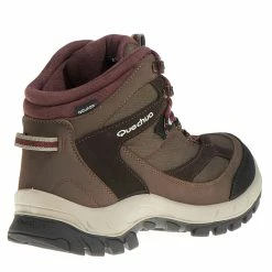 Quechua Women's Hiking High-Rise Waterproof Boots Forclaz 100 Hiking Clothing