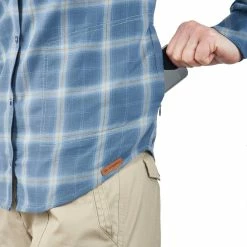 Forclaz Hiking Clothing Women's Travel Backpacking Warm Long-Sleeved Shirt Travel 100