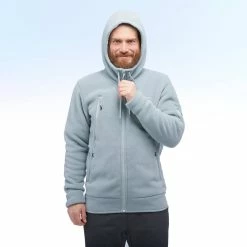 Quechua Hiking Clothing Men’s Snow Hiking Ultra-Warm Fleece Jacket SH100