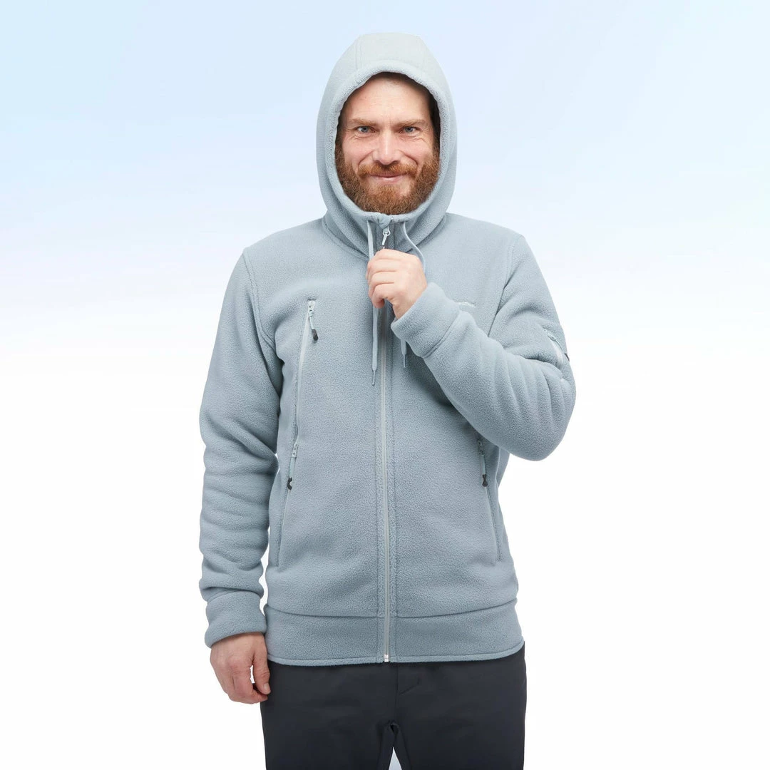 Quechua Hiking Clothing Men’s Snow Hiking Ultra-Warm Fleece Jacket SH100