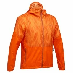 Quechua Hiking Clothing Men's Hiking Windproof Fast Jacket Helium Wind 500