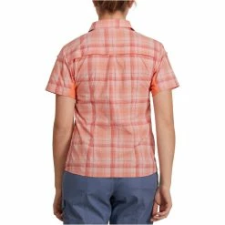 Forclaz Women's Travel Backpacking Short-Sleeved Shirt Arpenaz 500 Hiking Clothing