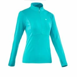 Quechua Women's Active Snow Hiking Warm Long-Sleeve T-Shirt 500 Hiking Clothing