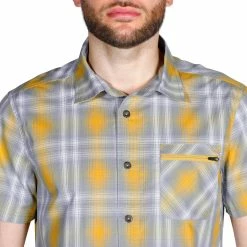 Quechua Hiking Clothing Men's Hiking Short-Sleeved Shirt Arpenaz 100