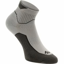 Hiking Clothing Quechua NH 500, Comfortable Low Hiking Socks, 2 Pairs